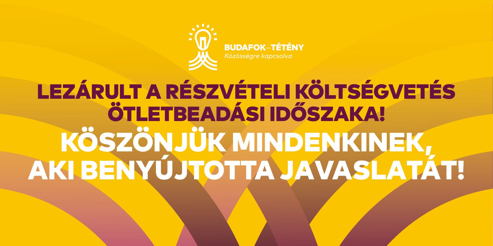 196 projektjavaslat érkezett